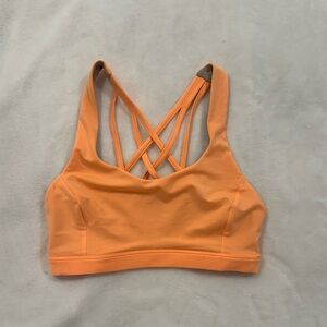 Lululemon SIZE 4-Free to Be Serene Bra Orange